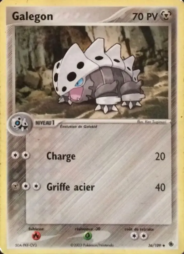 Galegon — carte 36 de l’extension EX Rubis & Saphir