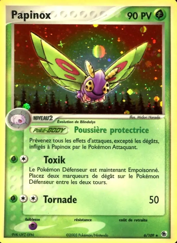 Papinox — carte 6 de l’extension EX Rubis & Saphir