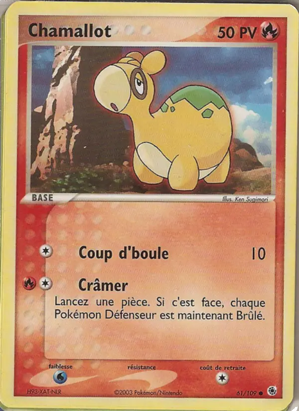 Chamallot — carte 61 de l’extension EX Rubis & Saphir