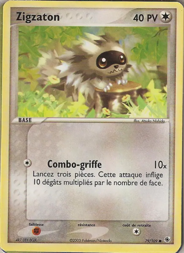 Zigzaton — carte 79 de l’extension EX Rubis & Saphir