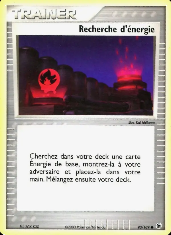 Recherche d'énergie — carte 90 de l’extension EX Rubis & Saphir