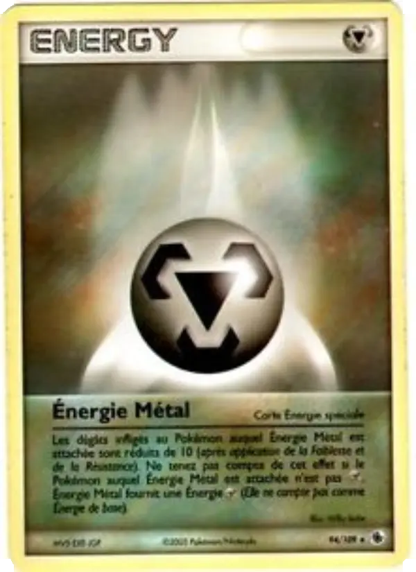 Énergie Métal — carte 94 de l’extension EX Rubis & Saphir