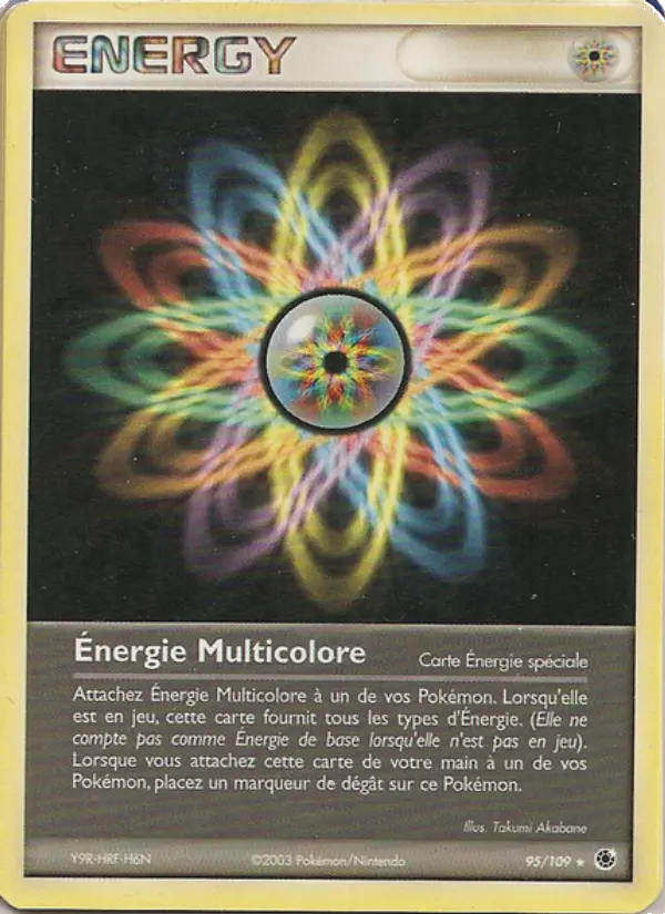 Énergie Multicolore — carte 95 de l’extension EX Rubis & Saphir