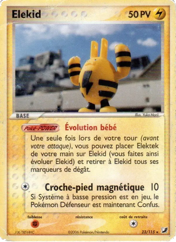 Elekid — carte 23 de l’extension EX Forces Cachées