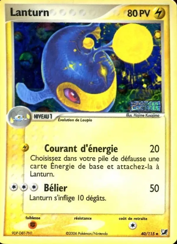 Lanturn — carte 40 de l’extension EX Forces Cachées