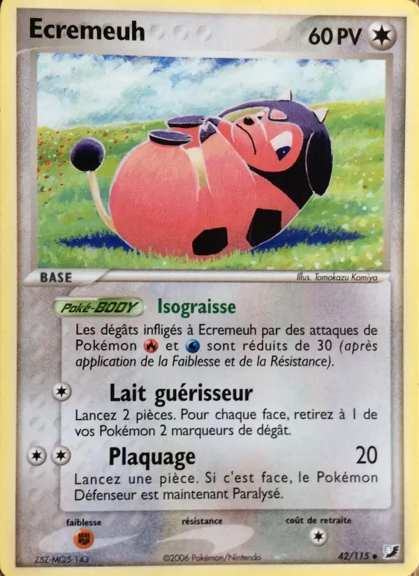 Ecremeuh — carte 42 de l’extension EX Forces Cachées