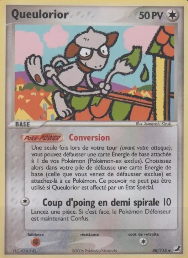 Queulorior — carte 48 de l’extension EX Forces Cachées