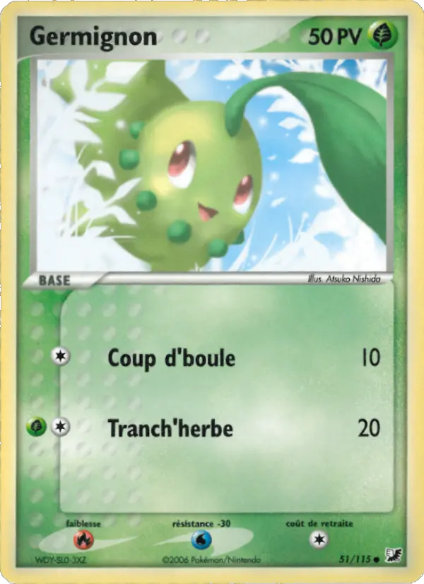 Germignon — carte 51 de l’extension EX Forces Cachées