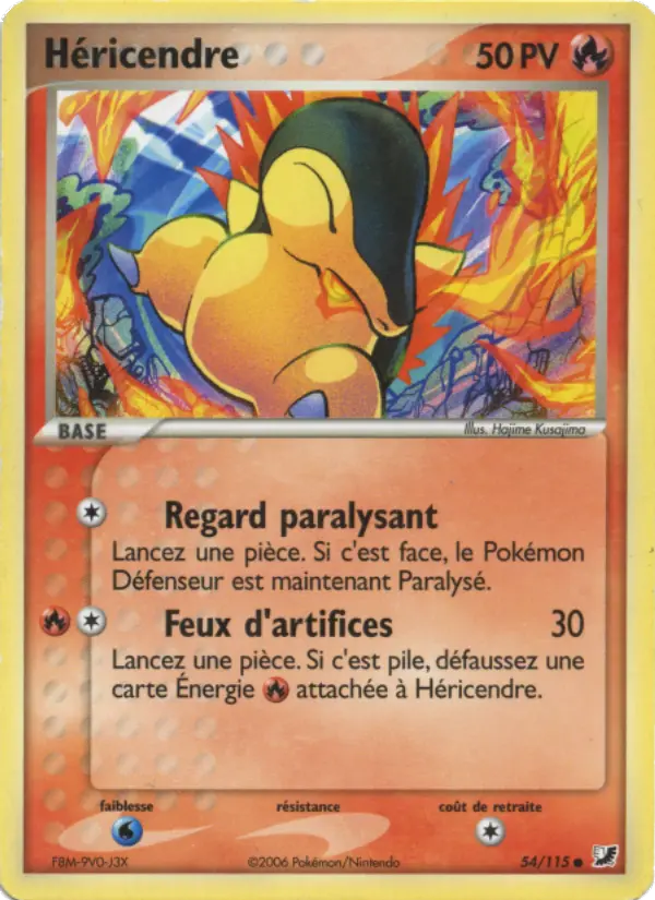 Héricendre — carte 54 de l’extension EX Forces Cachées