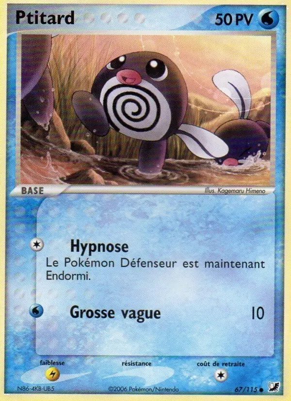 Ptitard — carte 67 de l’extension EX Forces Cachées
