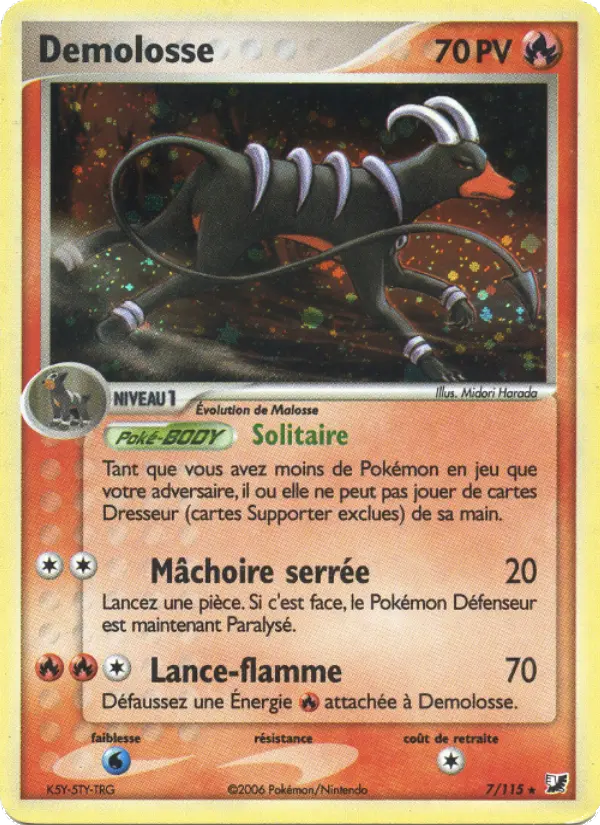 Demolosse — carte 7 de l’extension EX Forces Cachées