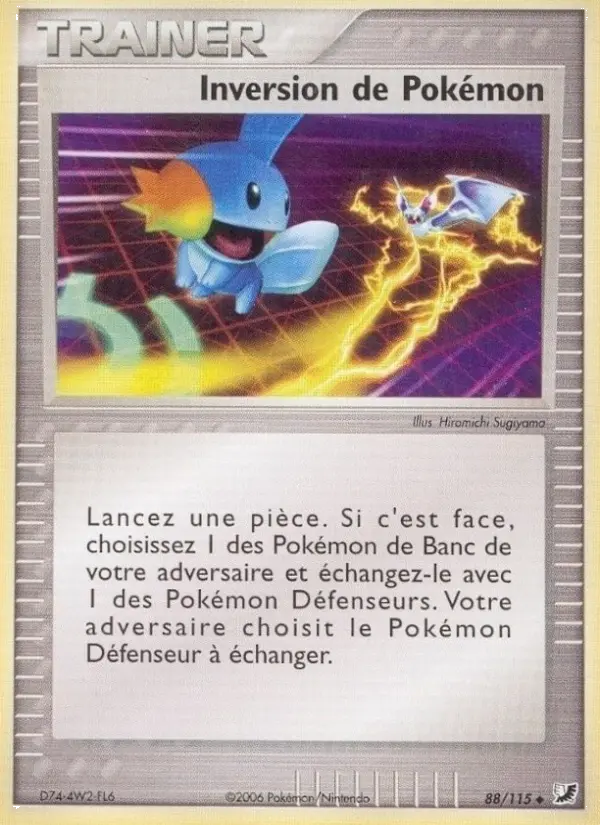 Inversion de Pokémon — carte 88 de l’extension EX Forces Cachées
