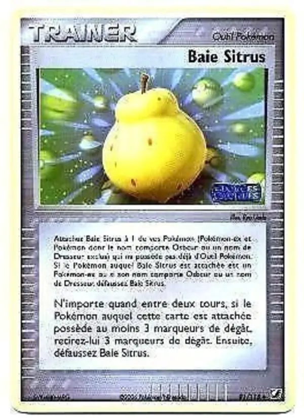 Baie Sitrus — carte 91 de l’extension EX Forces Cachées