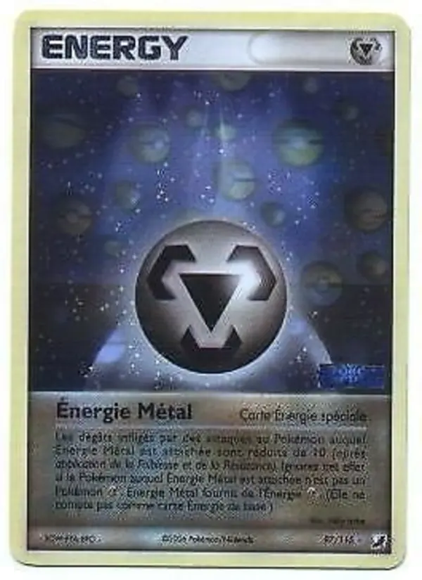 Énergie Métal — carte 97 de l’extension EX Forces Cachées