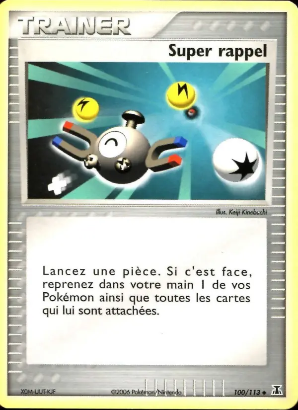 Super rappel — carte 100 de l’extension EX Espèces Delta