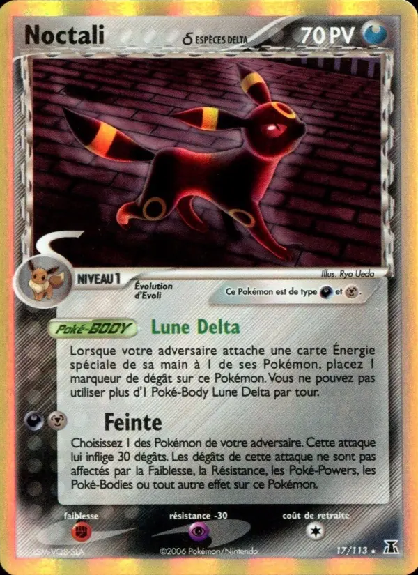 Noctali δ — carte 17 de l’extension EX Espèces Delta