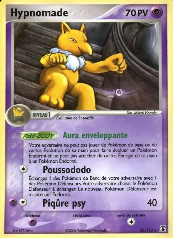 Hypnomade — carte 23 de l’extension EX Espèces Delta