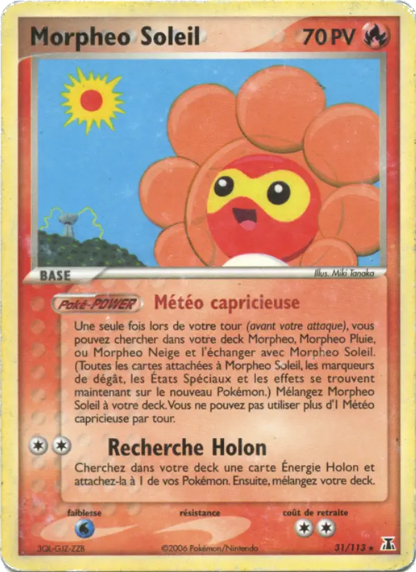 Morpheo Soleil — carte 31 de l’extension EX Espèces Delta