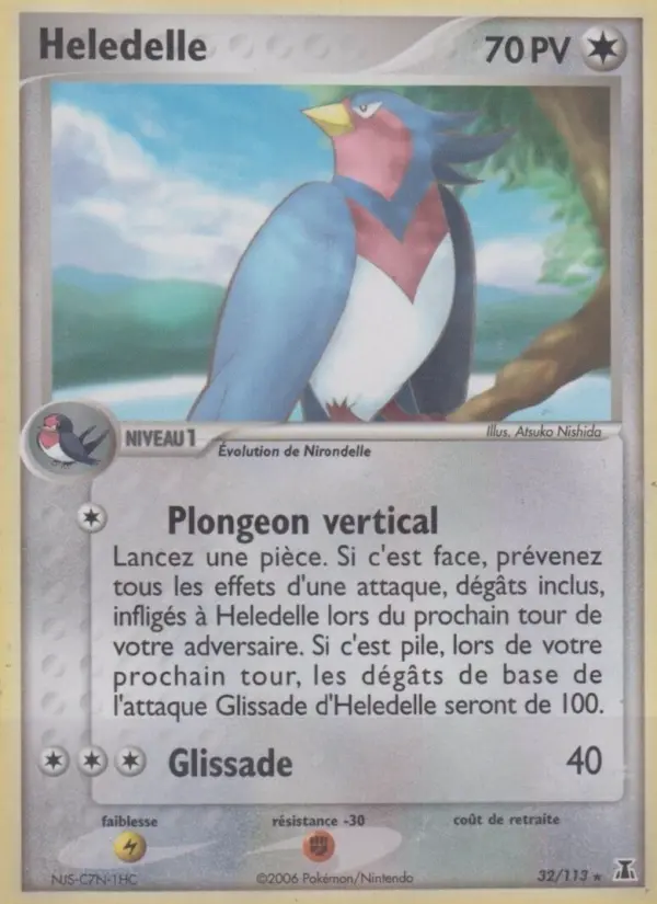 Heledelle — carte 32 de l’extension EX Espèces Delta