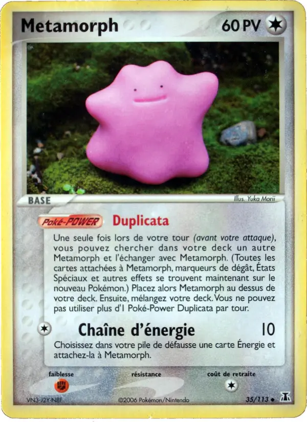 Metamorph — carte 35 de l’extension EX Espèces Delta