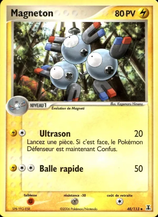 Magneton — carte 48 de l’extension EX Espèces Delta