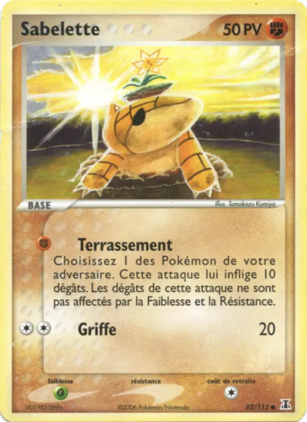 Sabelette — carte 82 de l’extension EX Espèces Delta
