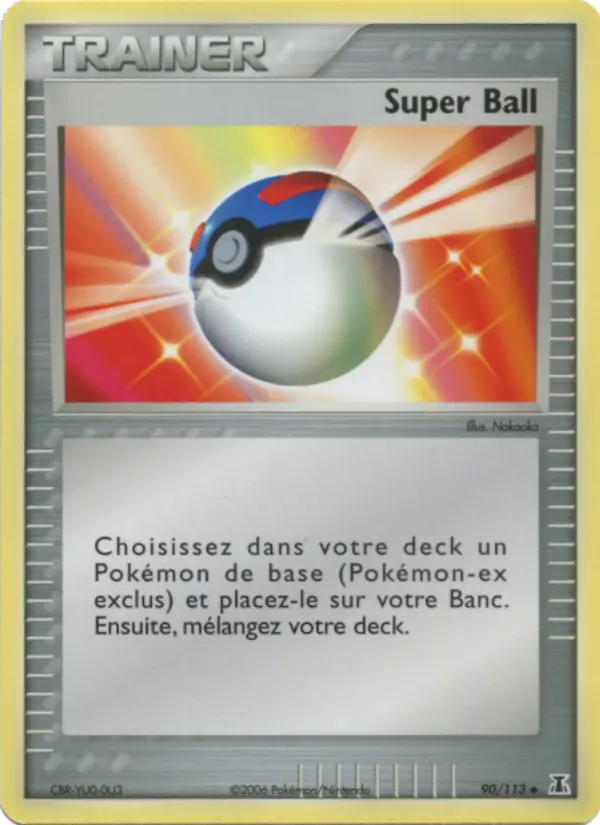 Super Ball — carte 90 de l’extension EX Espèces Delta