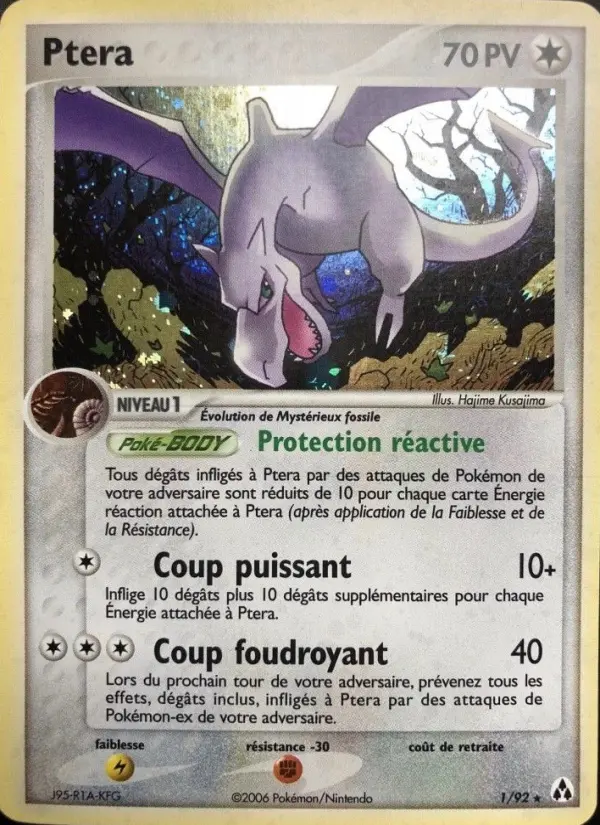 Ptera — carte 1 de l’extension EX Créateurs de légendes
