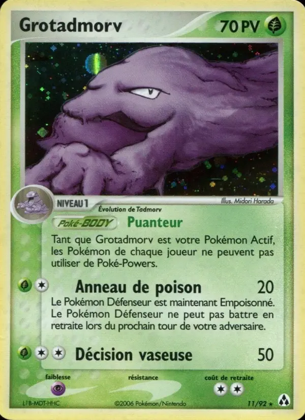 Grotadmorv — carte 11 de l’extension EX Créateurs de légendes