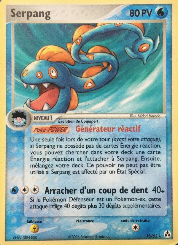 Serpang — carte 18 de l’extension EX Créateurs de légendes