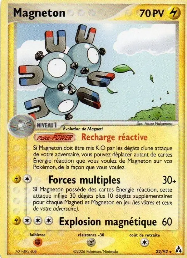 Magneton — carte 22 de l’extension EX Créateurs de légendes