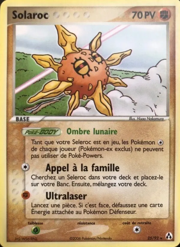 Solaroc — carte 25 de l’extension EX Créateurs de légendes