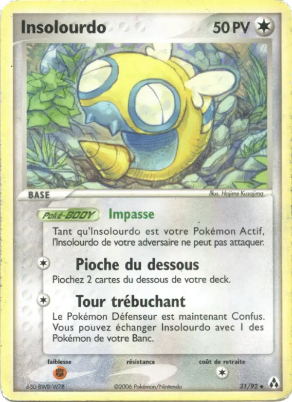 Insolourdo — carte 31 de l’extension EX Créateurs de légendes