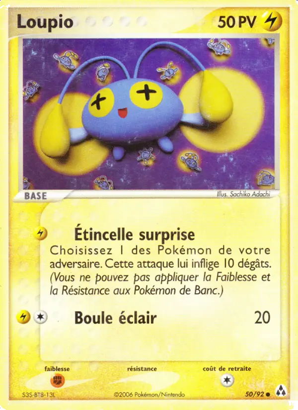 Loupio — carte 50 de l’extension EX Créateurs de légendes