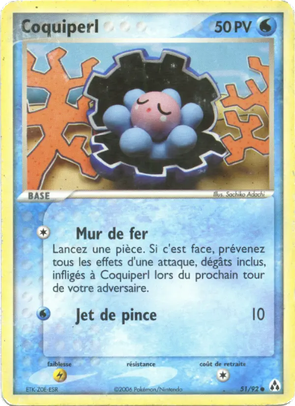 Coquiperl — carte 51 de l’extension EX Créateurs de légendes