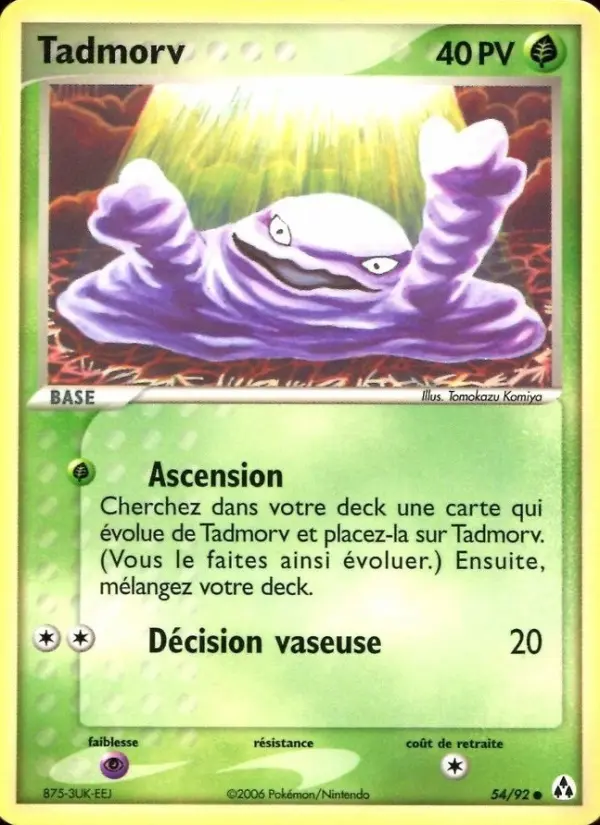 Tadmorv — carte 54 de l’extension EX Créateurs de légendes