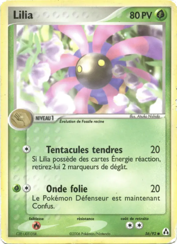 Lilia — carte 56 de l’extension EX Créateurs de légendes