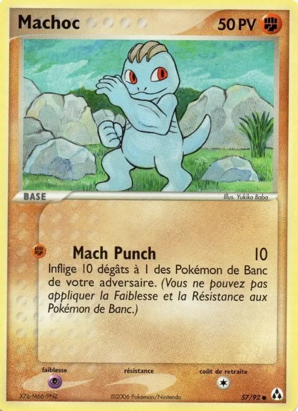Machoc — carte 57 de l’extension EX Créateurs de légendes