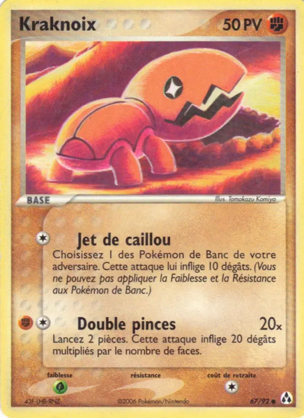 Kraknoix — carte 67 de l’extension EX Créateurs de légendes