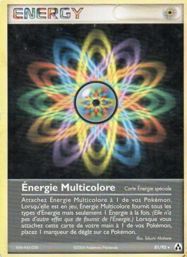 Énergie Multicolore — carte 81 de l’extension EX Créateurs de légendes