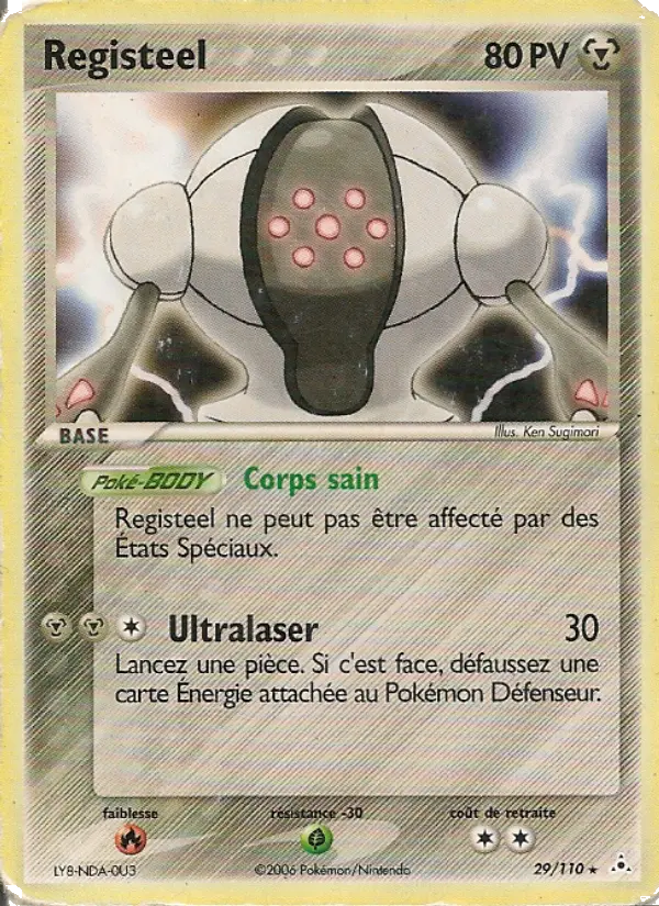 Registeel — carte 29 de l’extension EX Fantômes Holon