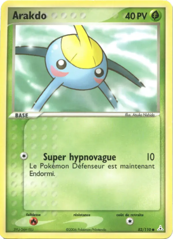 Arakdo — carte 82 de l’extension EX Fantômes Holon