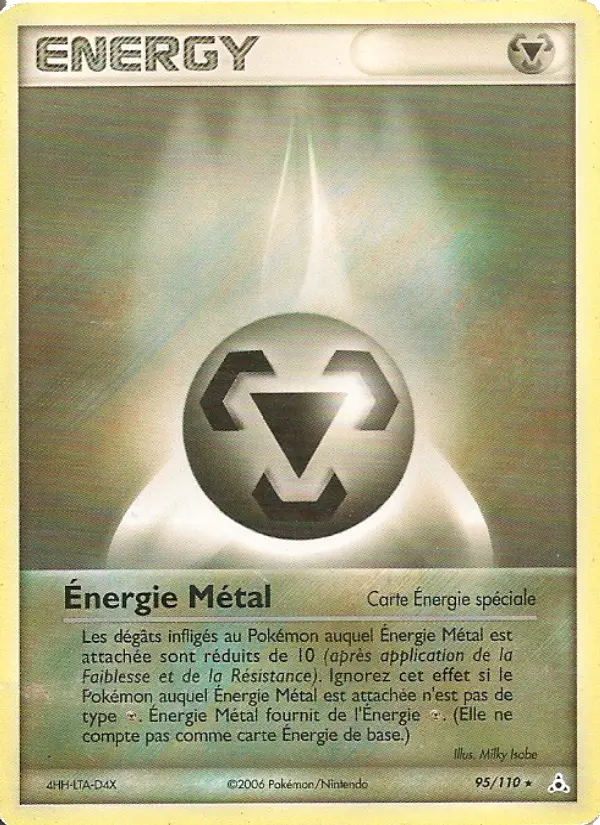 Énergie Métal — carte 95 de l’extension EX Fantômes Holon