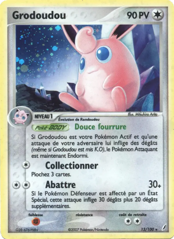 Grodoudou — carte 13 de l’extension EX Gardiens de Cristal