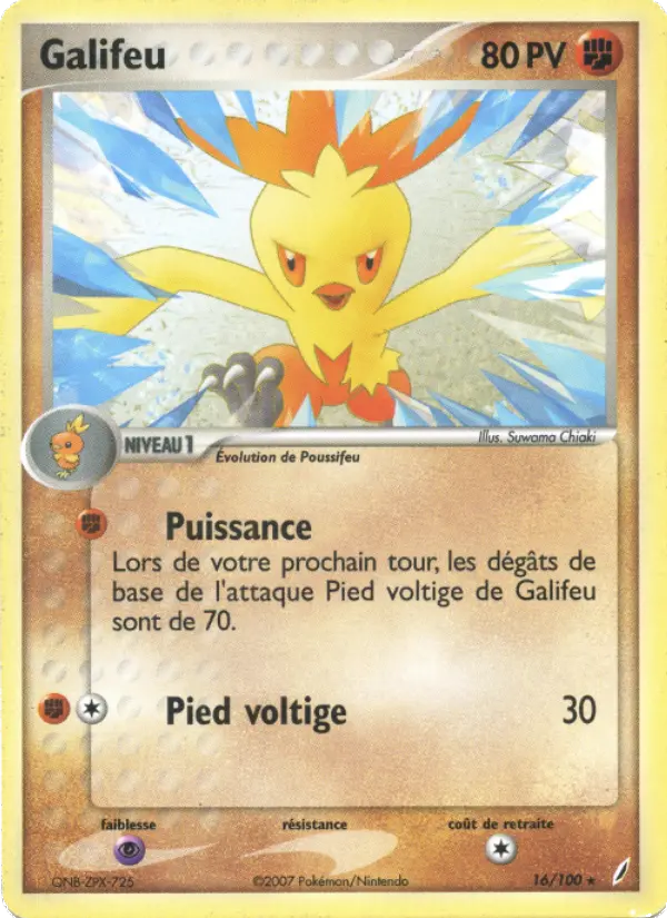 Galifeu — carte 16 de l’extension EX Gardiens de Cristal