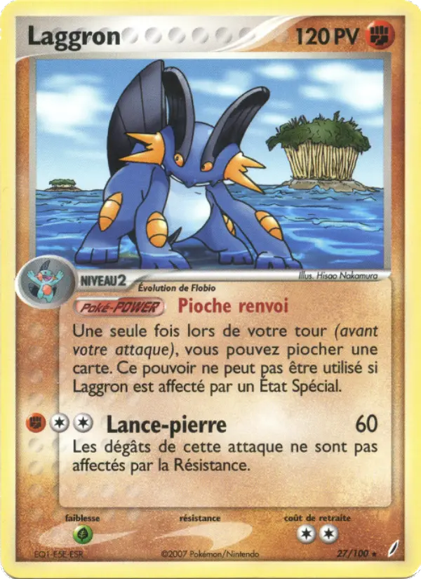 Laggron — carte 27 de l’extension EX Gardiens de Cristal