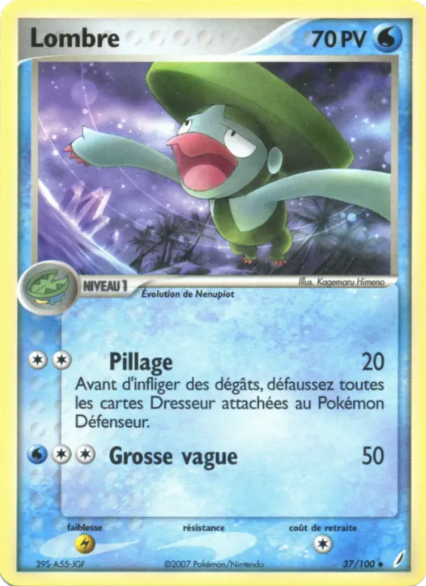 Lombre — carte 37 de l’extension EX Gardiens de Cristal