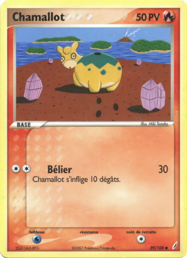 Chamallot — carte 59 de l’extension EX Gardiens de Cristal