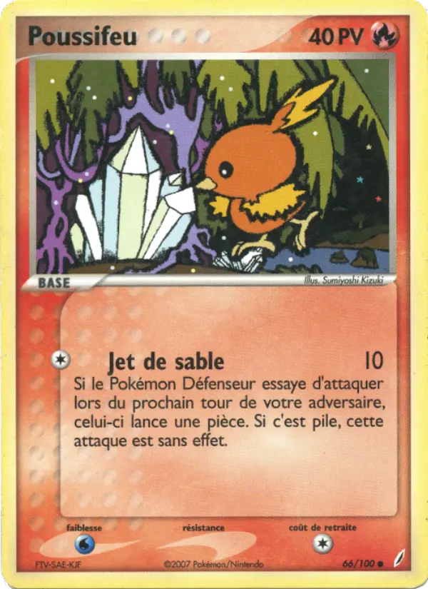 Poussifeu — carte 66 de l’extension EX Gardiens de Cristal