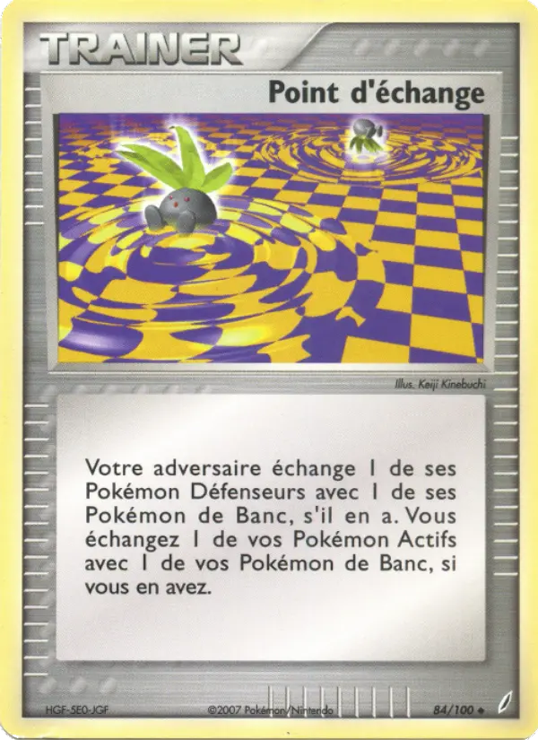 Point d'échange — carte 84 de l’extension EX Gardiens de Cristal
